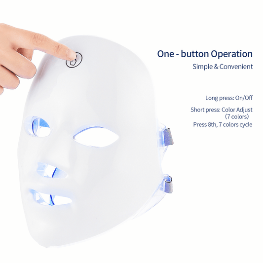 7-Color LED Facial Mask Device - Clinorra