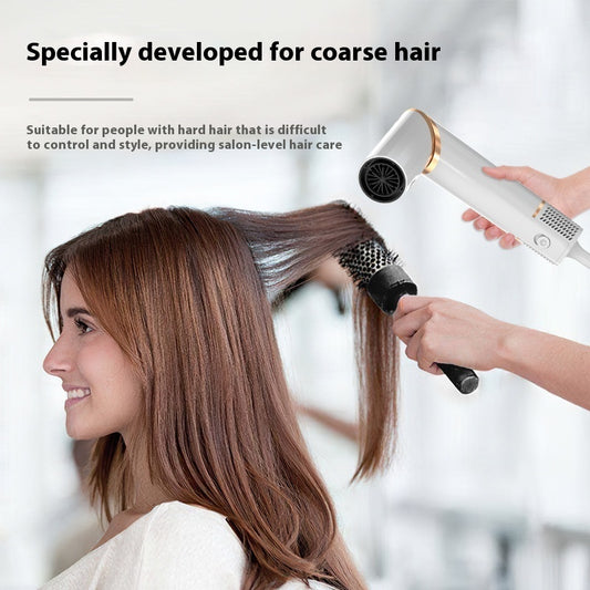 Folding 8 In 1 Hair Dryer Plasma All-in-one Hot Air Comb Suit - Clinorra